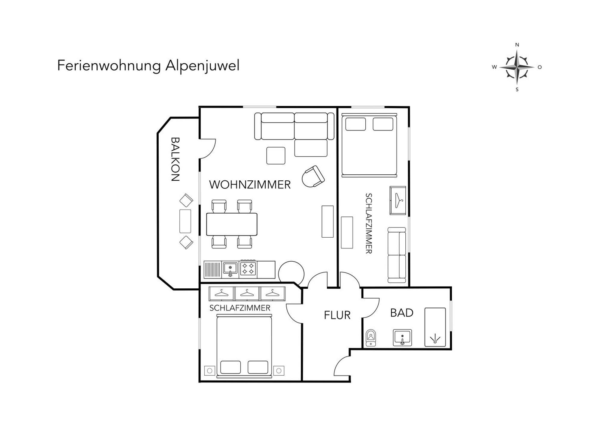 Ferienwohnungen Alpentraum - Alpenjuwel Oberstdorf Exterior foto